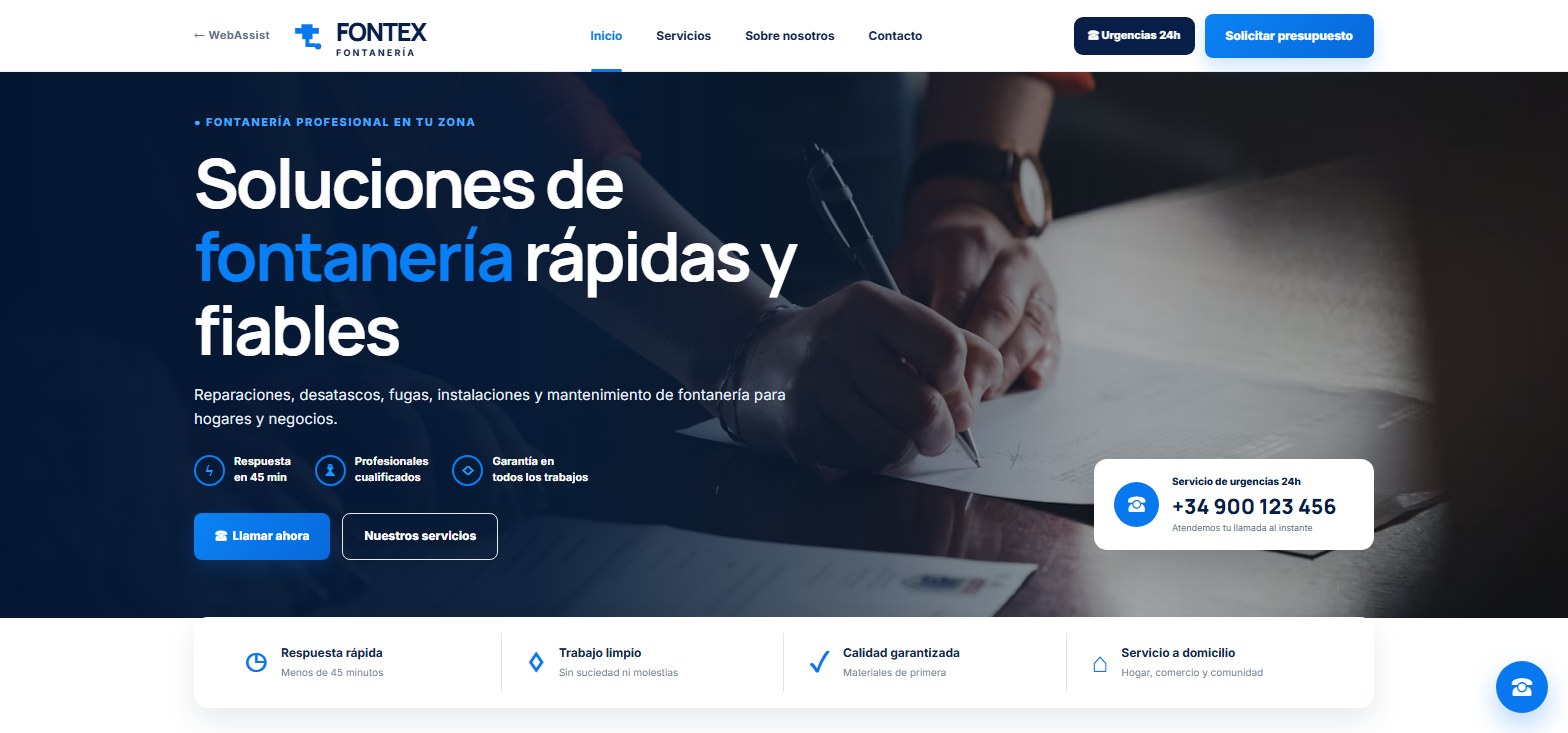 Fontex — web de fontanería